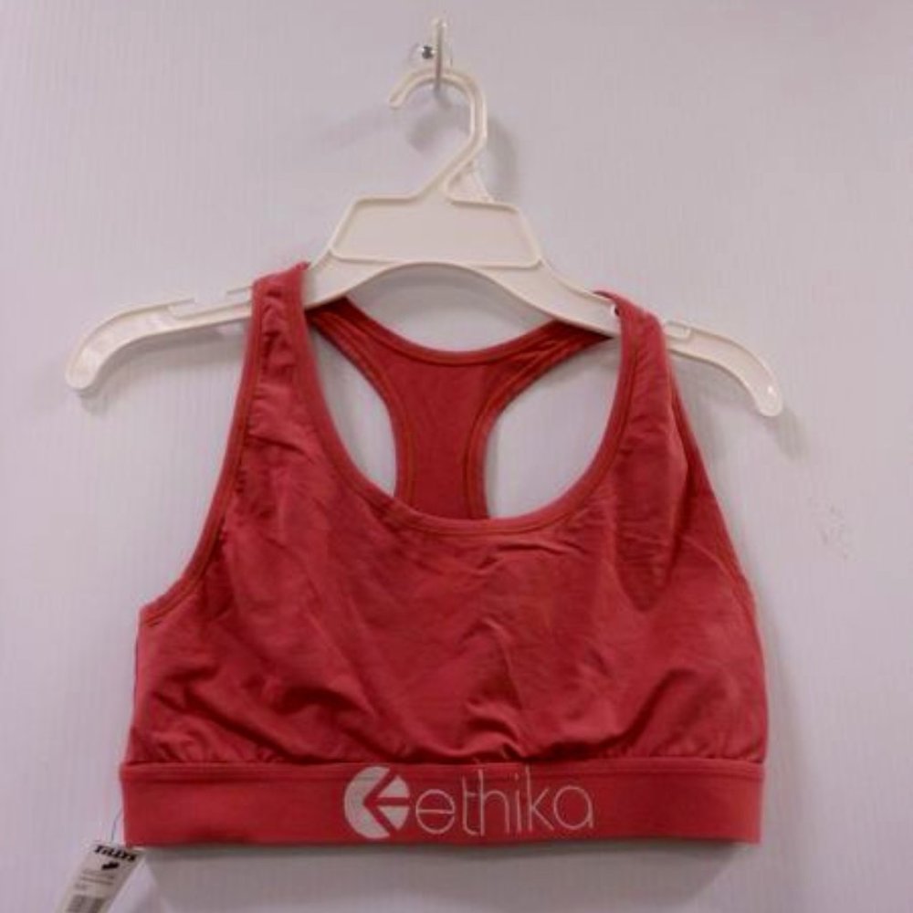 Ethika Wmn's Rose Pullover Sports Bra Size L NWT